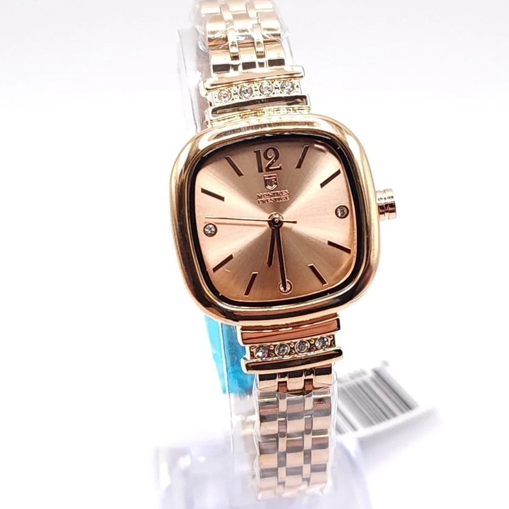 Invicta Prestige MPW-0038 Women's‎ Watch Rose Gold Crystal Bezel 26.5mm